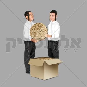 ילד ומצה