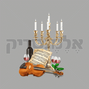 נרות וכינור