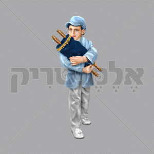 ילד וספר תורה