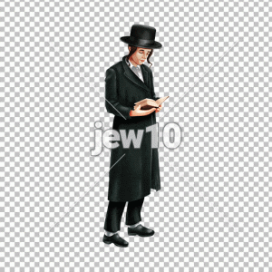 בחור מתפלל