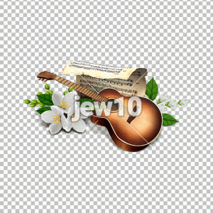 כינור ותווים