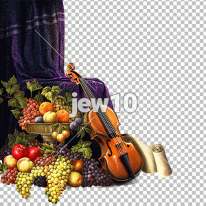 כינור ופירות