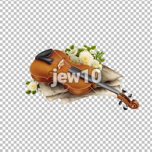 כינור ותווים
