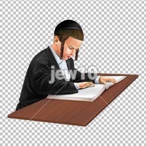 ילד לומד תורה