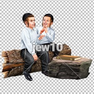ילדים משננים את לימודם