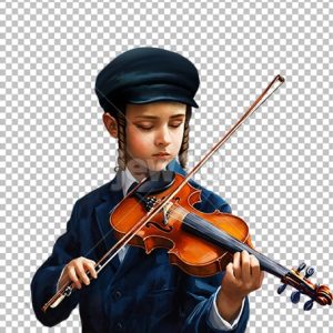 ילד מנגן בכינור