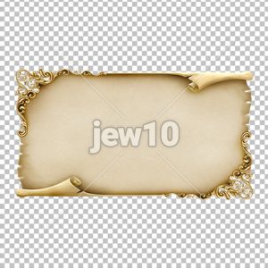 מגילת קלף עם מסגרת