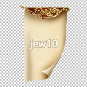יריעת קלף מעוטרת