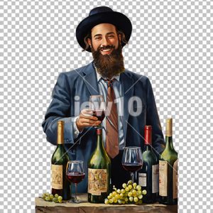 איש ליד דוכן