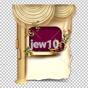 עמוד שער מעוטר