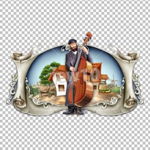 מנגן על קונטרבס